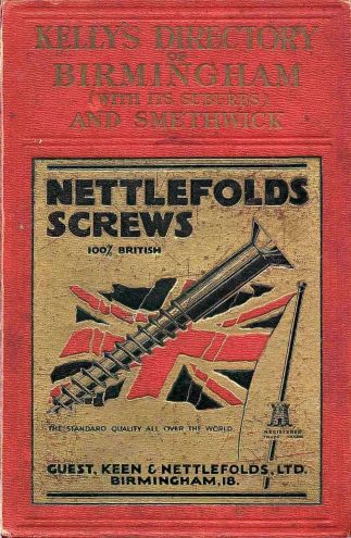 Kelly's Directory Of Birmingham & Smethwick 1937 (image for) Kelly's Directory Of Birmingham & Smethwick 1937