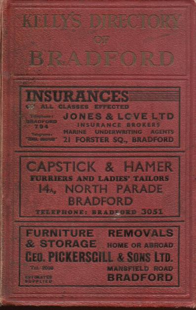 Kelly's Directory Of Bradford & Neighbourhood 1901 (image for) Kelly's Directory Of Bradford & Neighbourhood 1901
