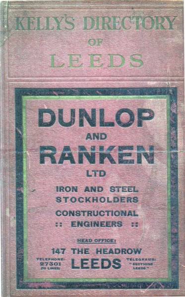 (image for) Kelly's Directory Of Leeds 1917